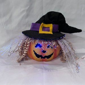 Hairy, Scary, Witchy Jack-O-Lantern